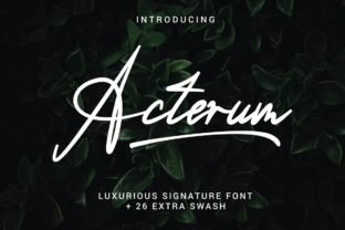Acterum: A Stylish Script for Creative Projects