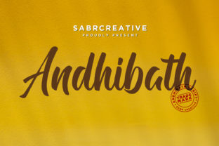 Andhibath: Timeless Script for Business Branding