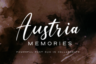 Austria Memories Font: Elegant Script for Digital Marketing
