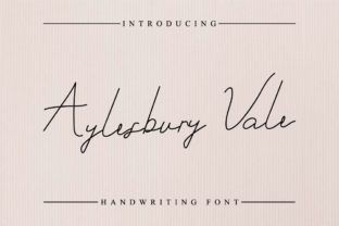 Aylesbury Vale Font for Business Branding
