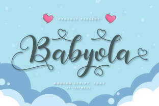 Babyola Font: A Playful Script for Standout Branding
