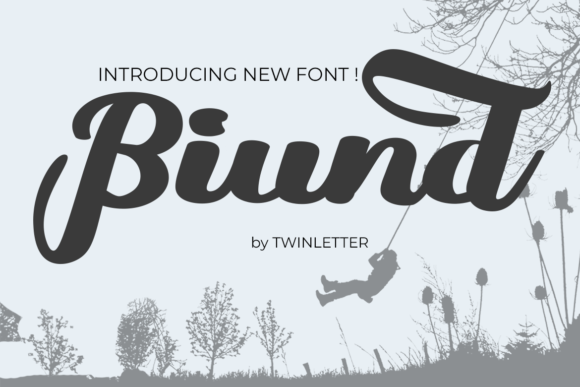 Biund: A Script Font for Elegant Design
