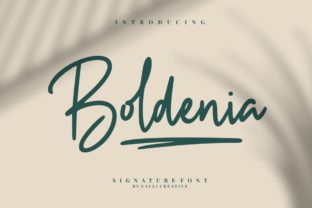 Boldenia Font: Modern Script for Business