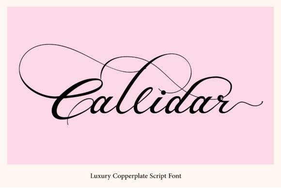 Callidar: A Premium Script Font for Bold Campaign Headlines