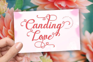 Canding Love Font: A Script Typeface for Beautiful, Commercially Ready Crafts