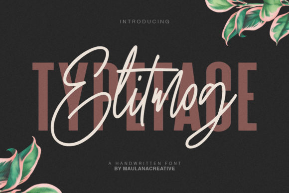 Elitmog Font Review: A Playful Script for Creative Branding