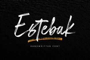 Estebak: A Unique Script Typeface