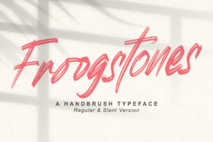 Froogstones: A Handwritten Script Font