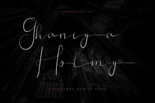 Ghaniya Holmy: A Script Font for Creative Campaigns