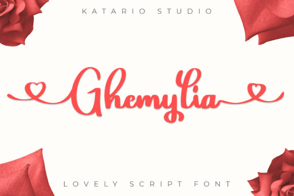 Ghemylia: A Romantic Script Font