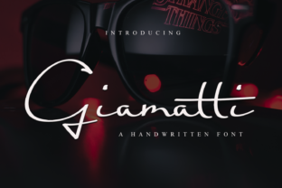 Giamatti: A Light and Charming Script Font