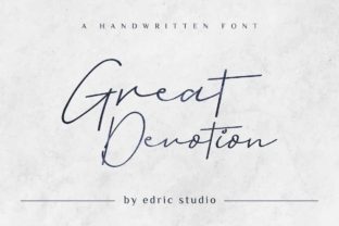 Great Devotion Font for Web Design