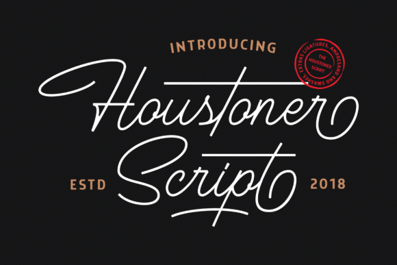 Houstoner Font: A Script Typeface That Elevates Your Brand