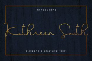 Kathreen Smith Font Review