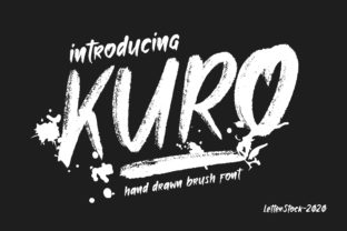 Kuro: A Script Font for Creative Publishing