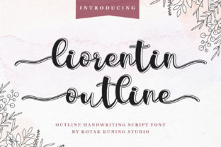 Liorentin Outline: A Script Font That Elevates Brand Identity