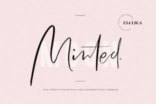 Minted: A Script Font for Creative Campaigns