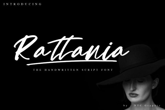 Rattania: A Script Font with a Relaxed Vibe