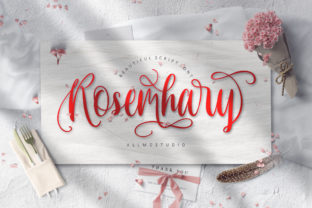 Rosemhary: A Romantic Script Font