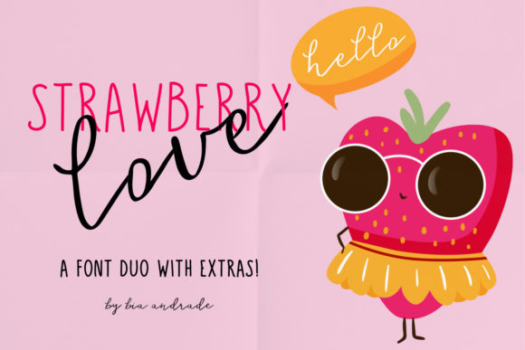 Strawberry Love Font Review