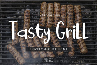 Tasty Grill Font: Playful Typography for Makers