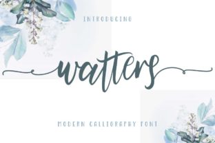 Watters Font: A Wholesome Script for Real Design Projects