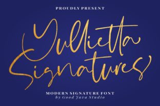 Yullietta: A Script Font That Shines
